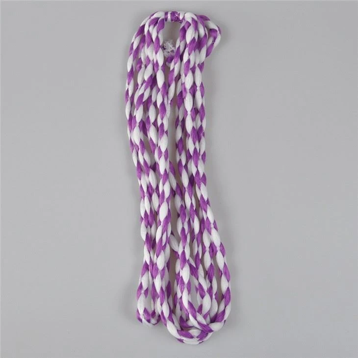 Mop Microfiber Yarn Polyester Purple White Stripe Mop Yarn